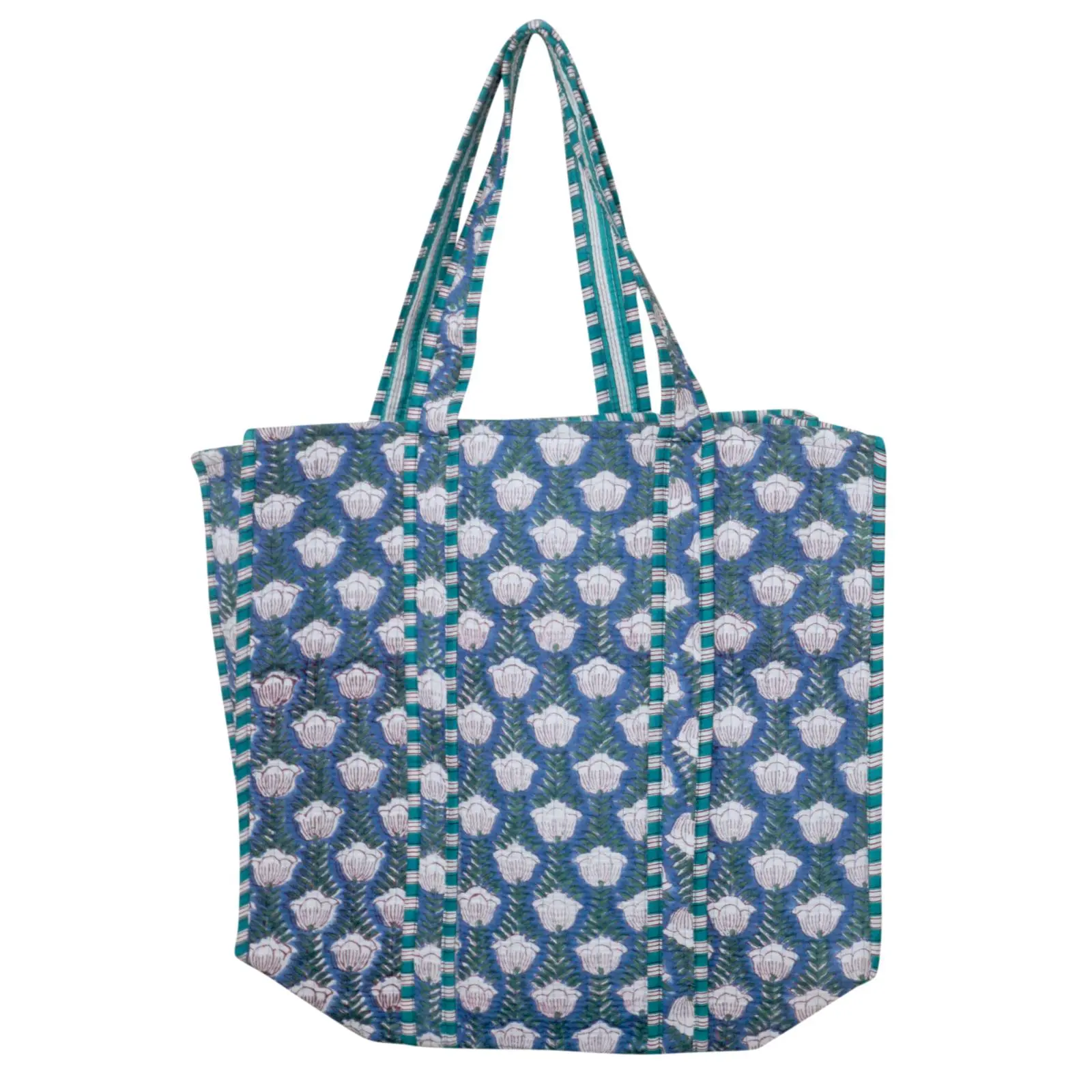 Sustainable Cotton Shoulder Tote Bag