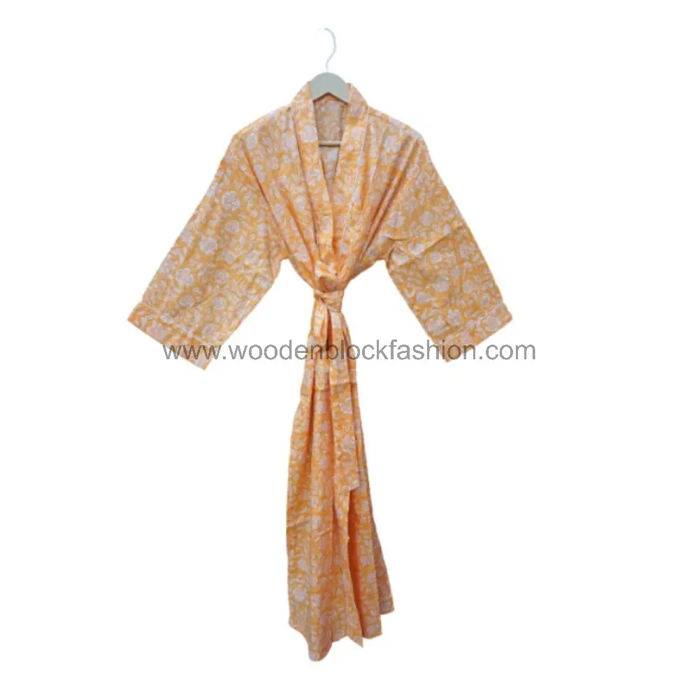 Handmade Cotton Kimono Cardigan | Japanese Style Kimono Robe