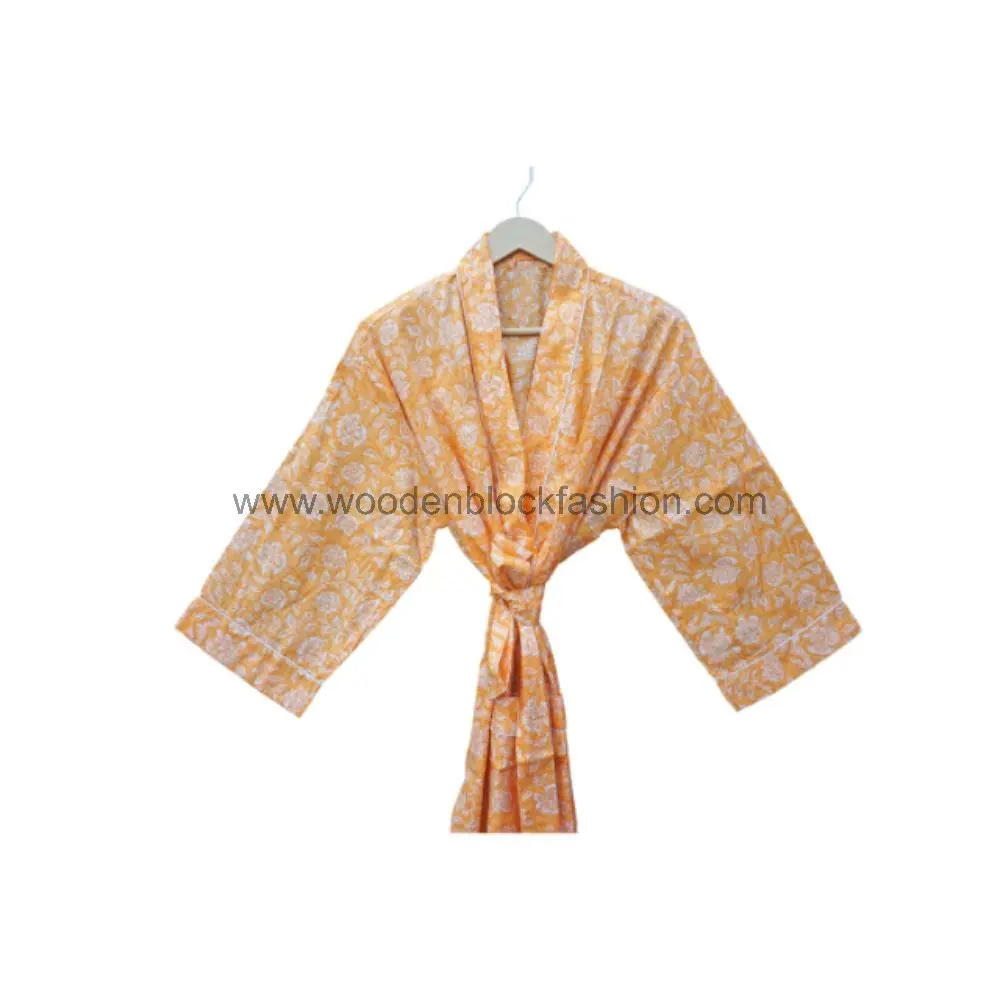 Handmade Cotton Kimono Cardigan | Japanese Style Kimono Robe