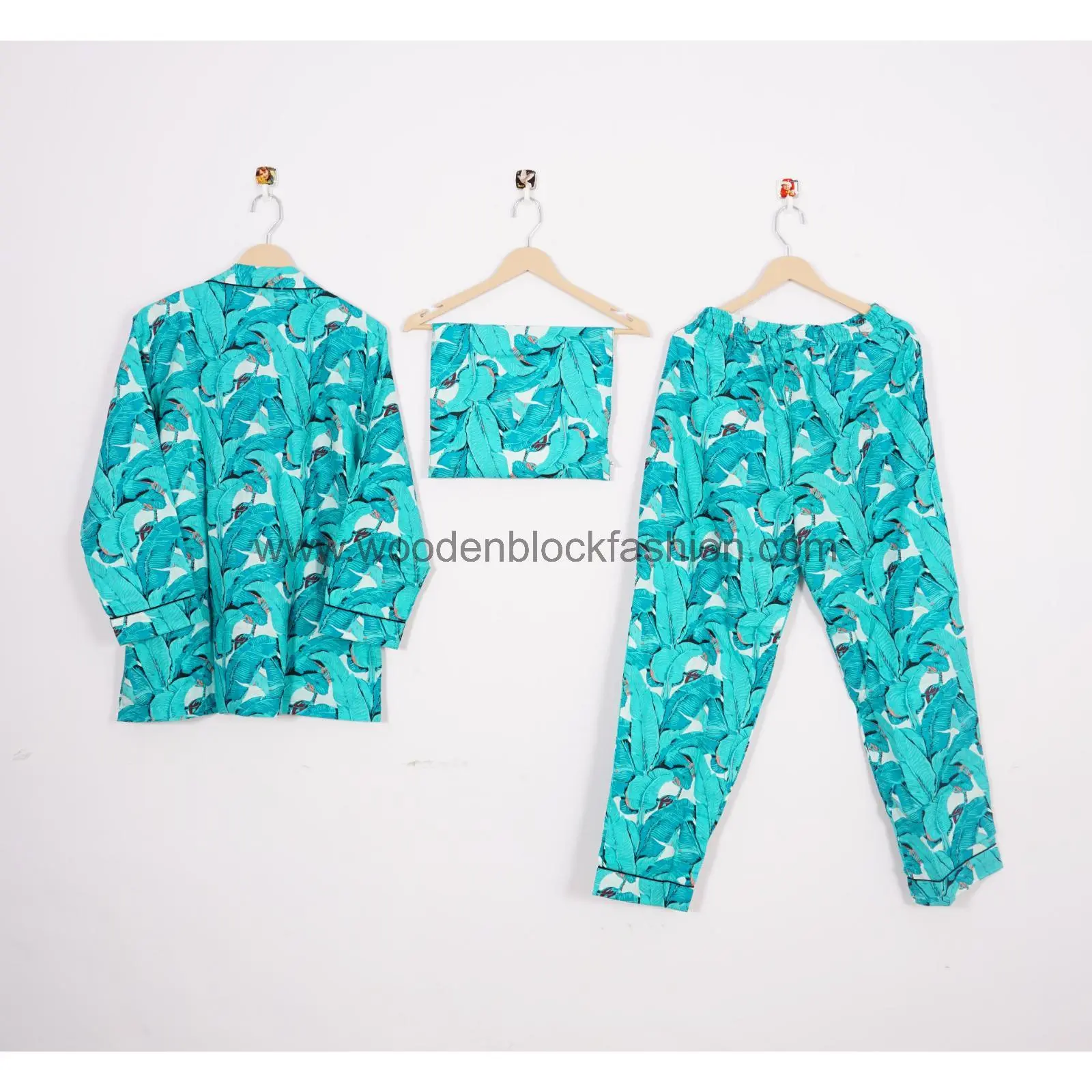 Indian Cotton Pajama Set, Women Payjama Suit