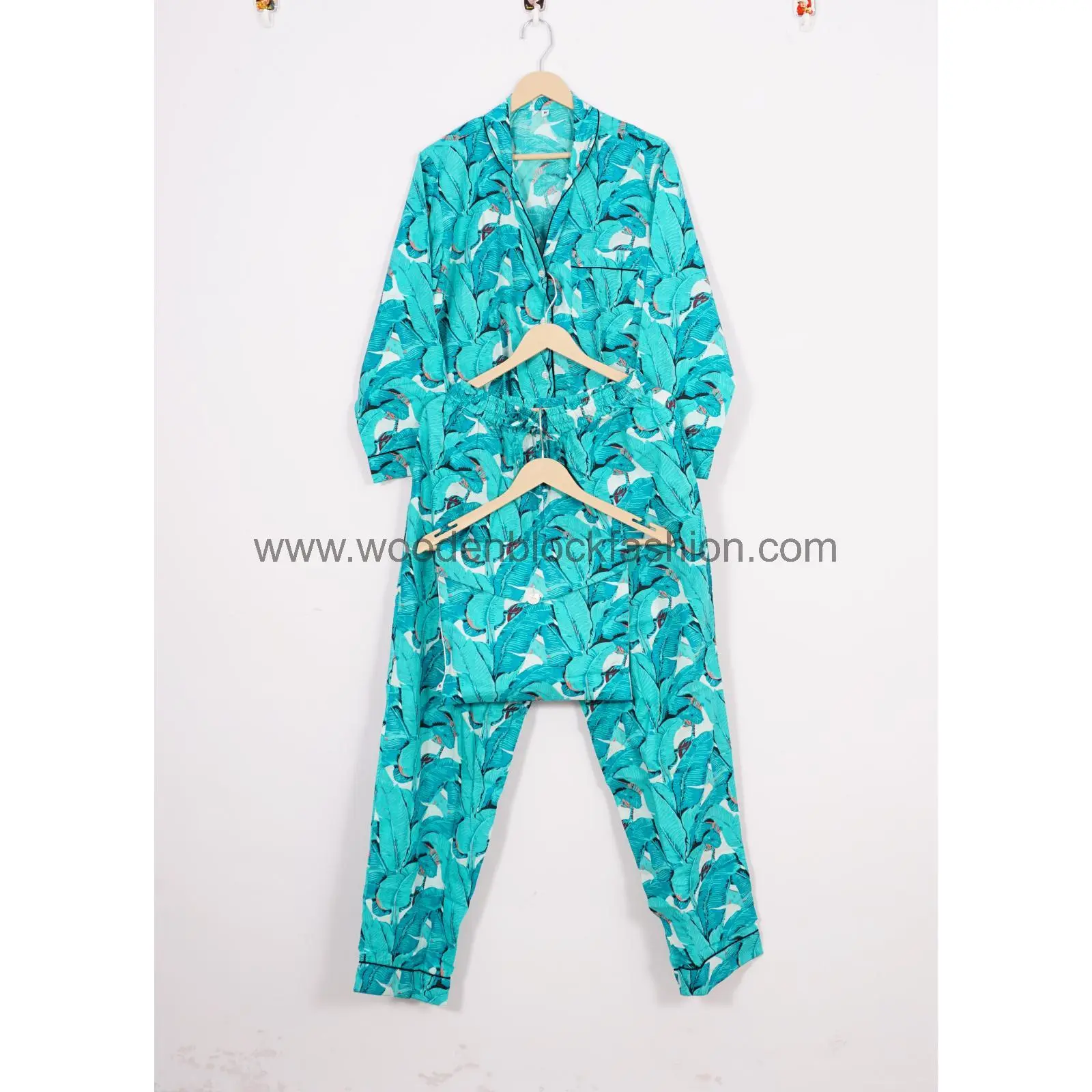 Indian Cotton Pajama Set, Women Payjama Suit
