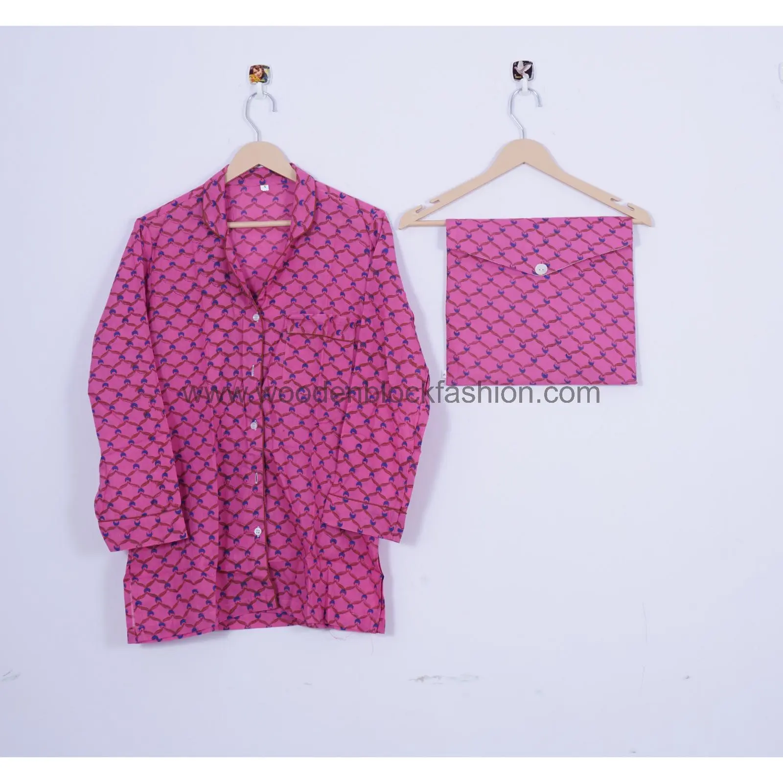 Indian Cotton Pajama Suit, Women 100% Pure Cotton Payjama Set