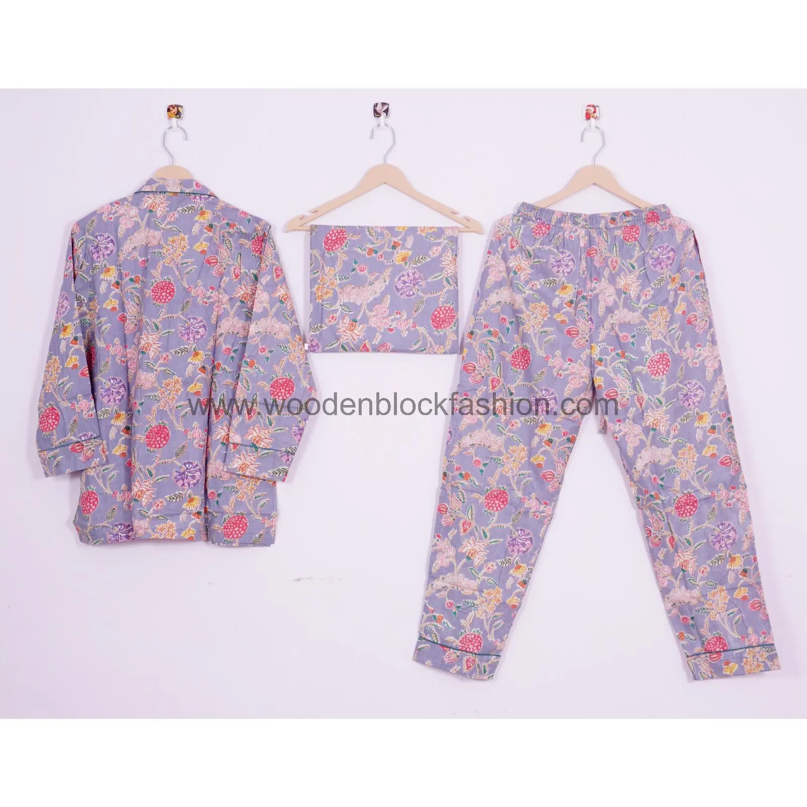 100% Cotton Pajama Set Indian Summer Night Suit