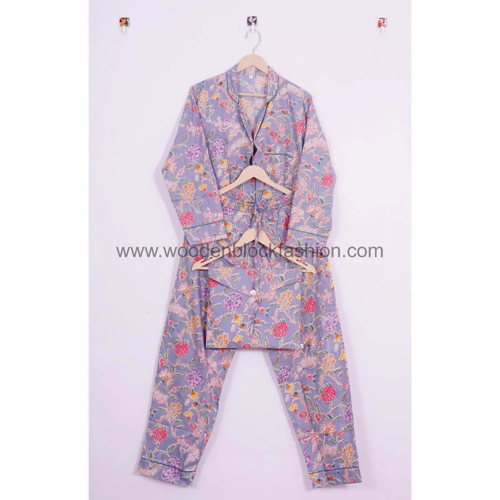 100% Cotton Pajama Set Indian Summer Night Suit