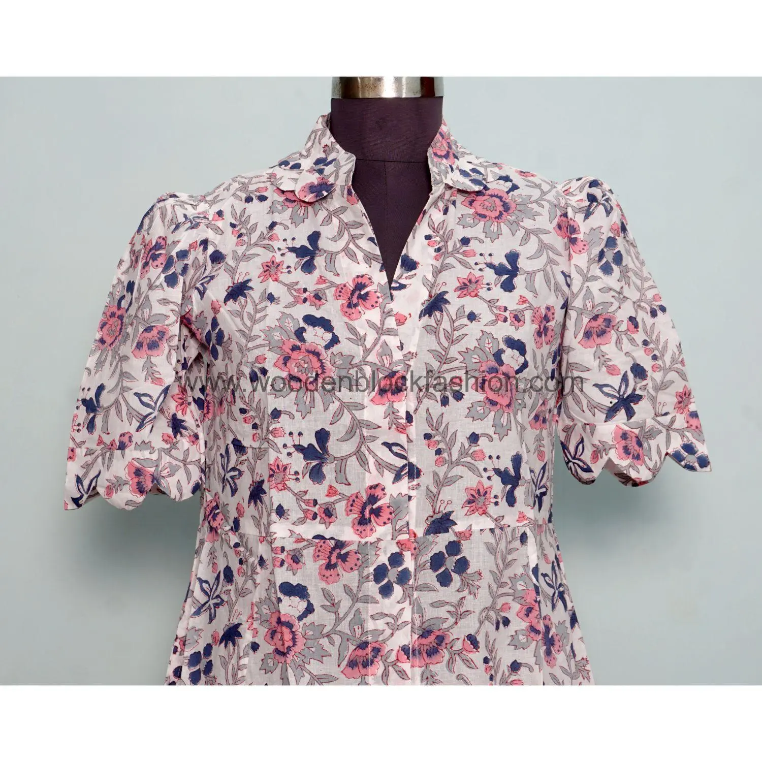 Kangura Sustainable Floral Cotton Midi