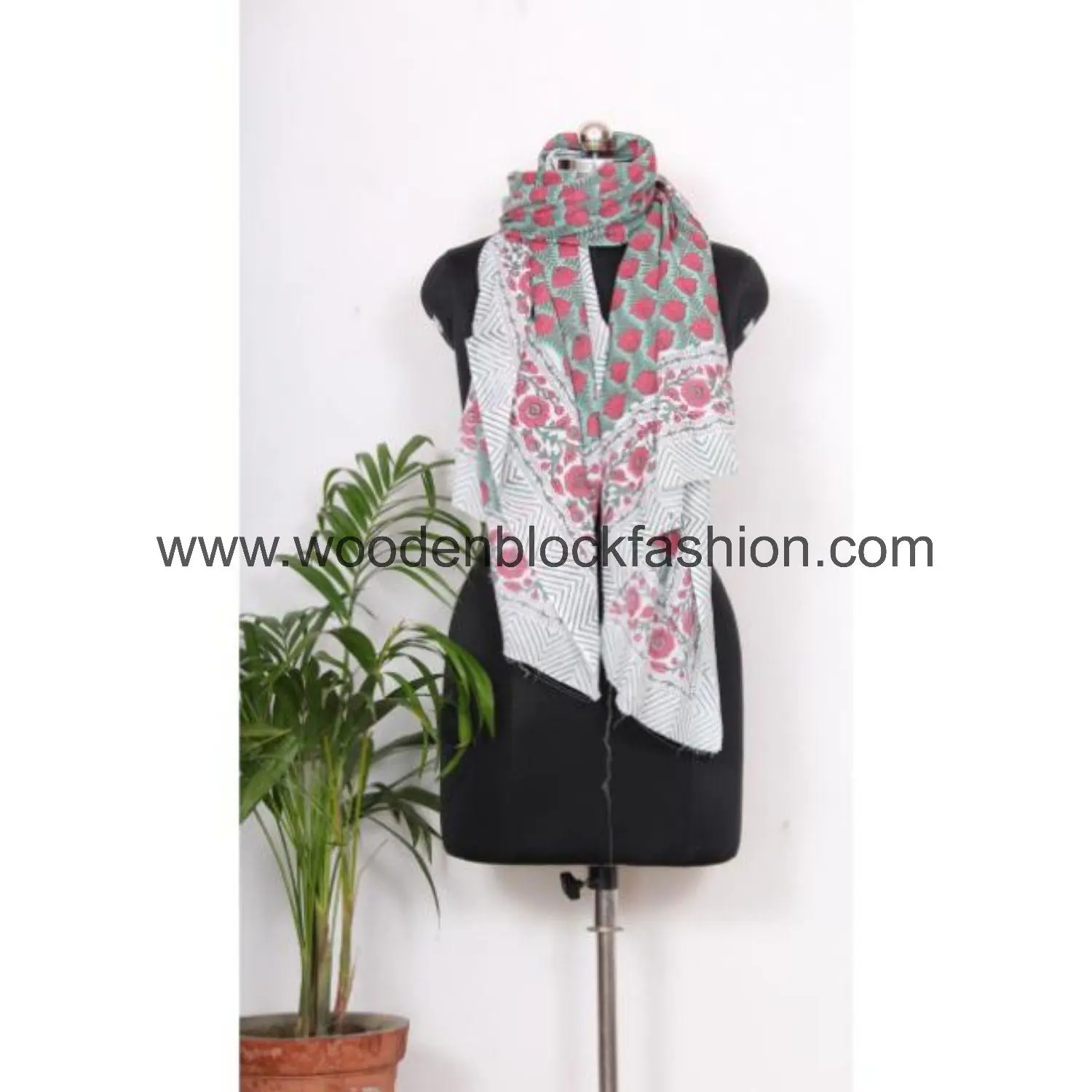 Breathable Cotton Floral Beach Sarong