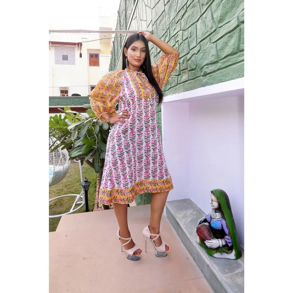 Women cotton dresses, Ladies cotton dress set