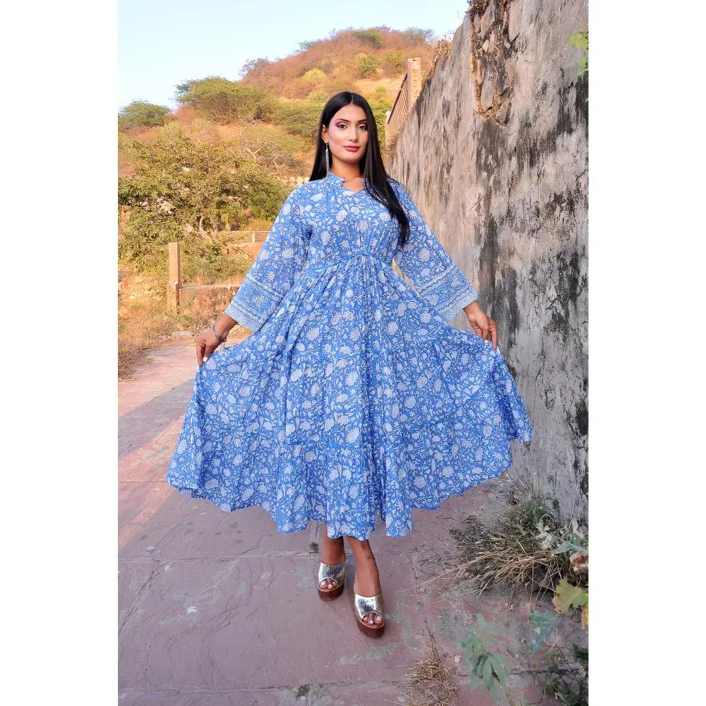 Ladies cotton dress set, Women cotton dresses