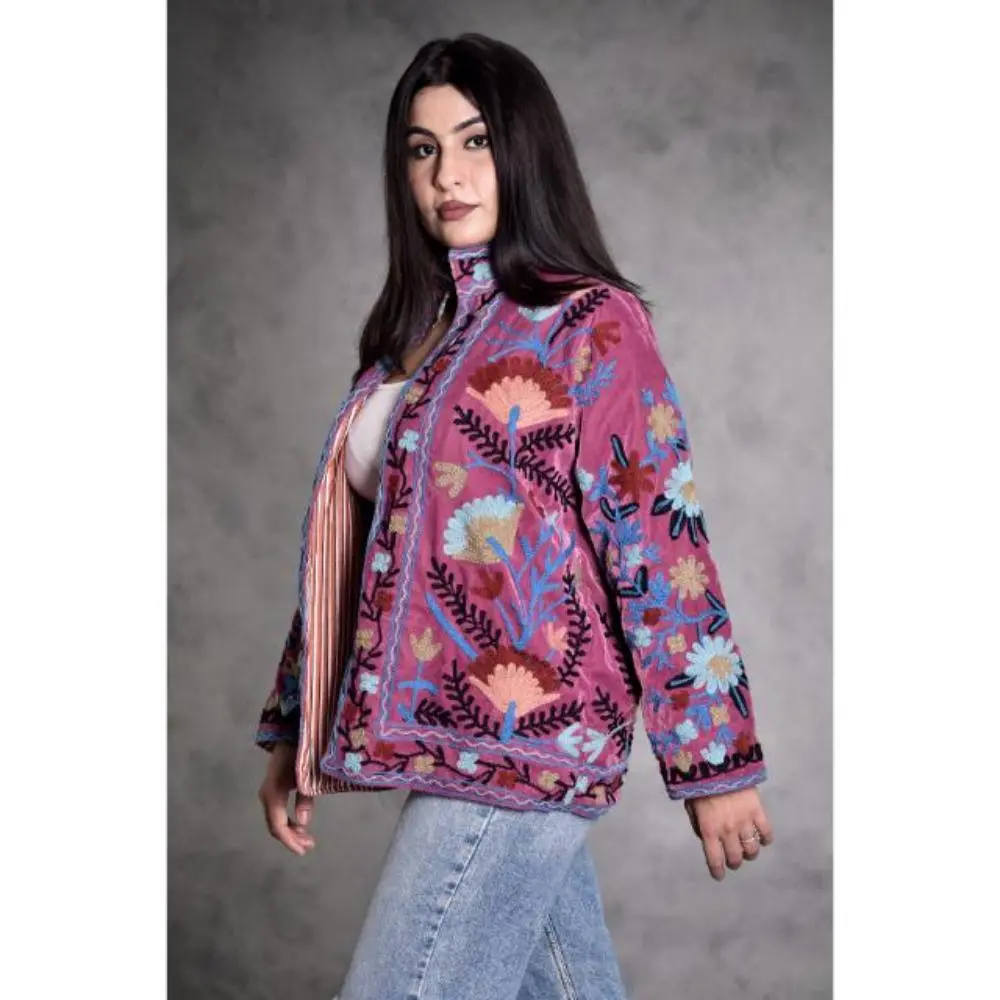 Velvet Suzani Hand Embroidery Jacket