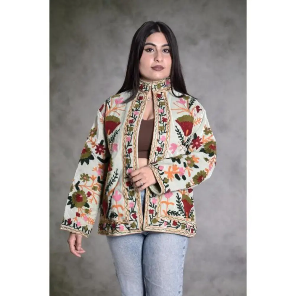 Velvet Suzani Hand Embroidery Jacket