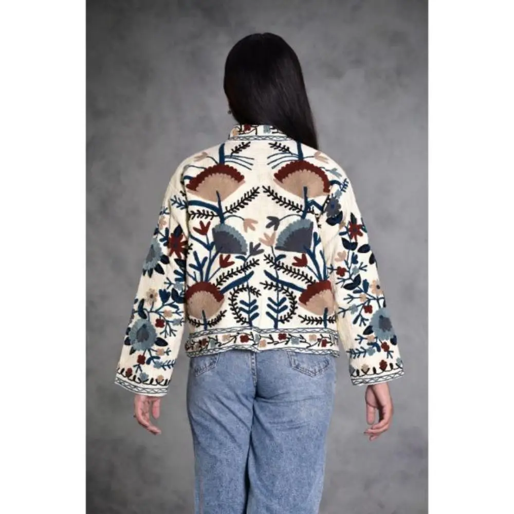 TNT Cotton Suzani Hand Embroidered Jacket