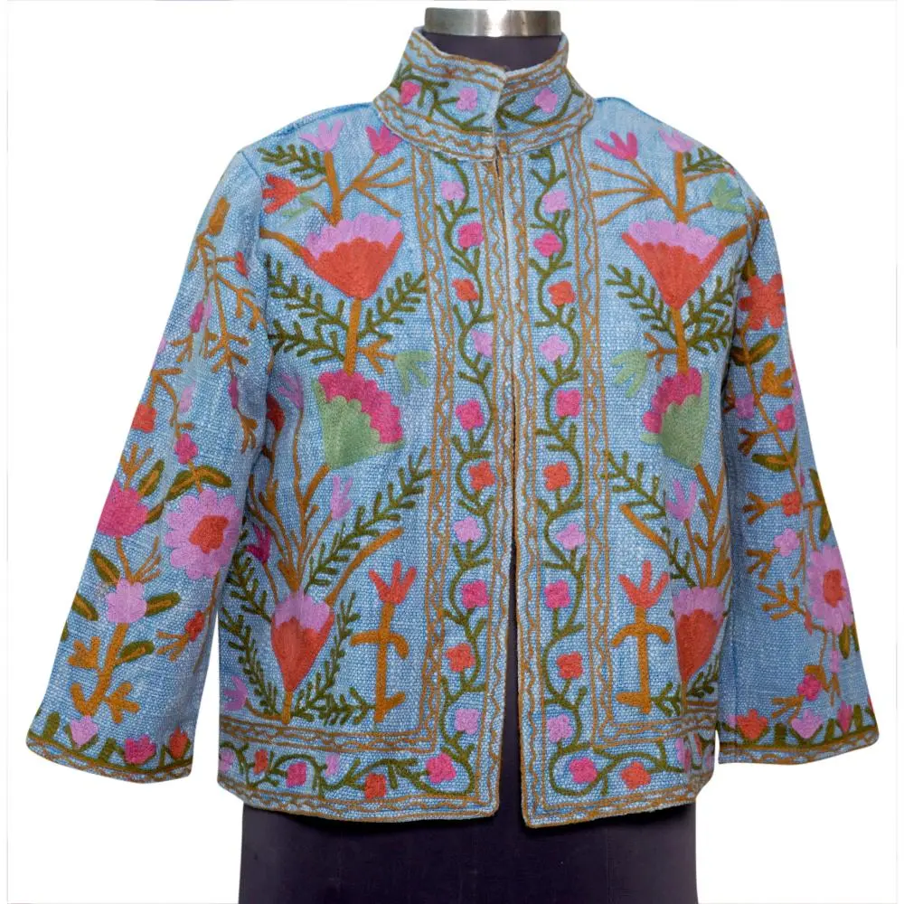 Suzani Embroidery Jacket , Cotton jacket