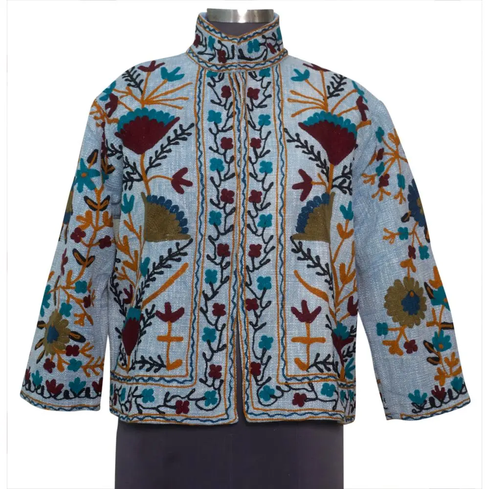 Suzani Embroidery Jacket , Cotton jacket
