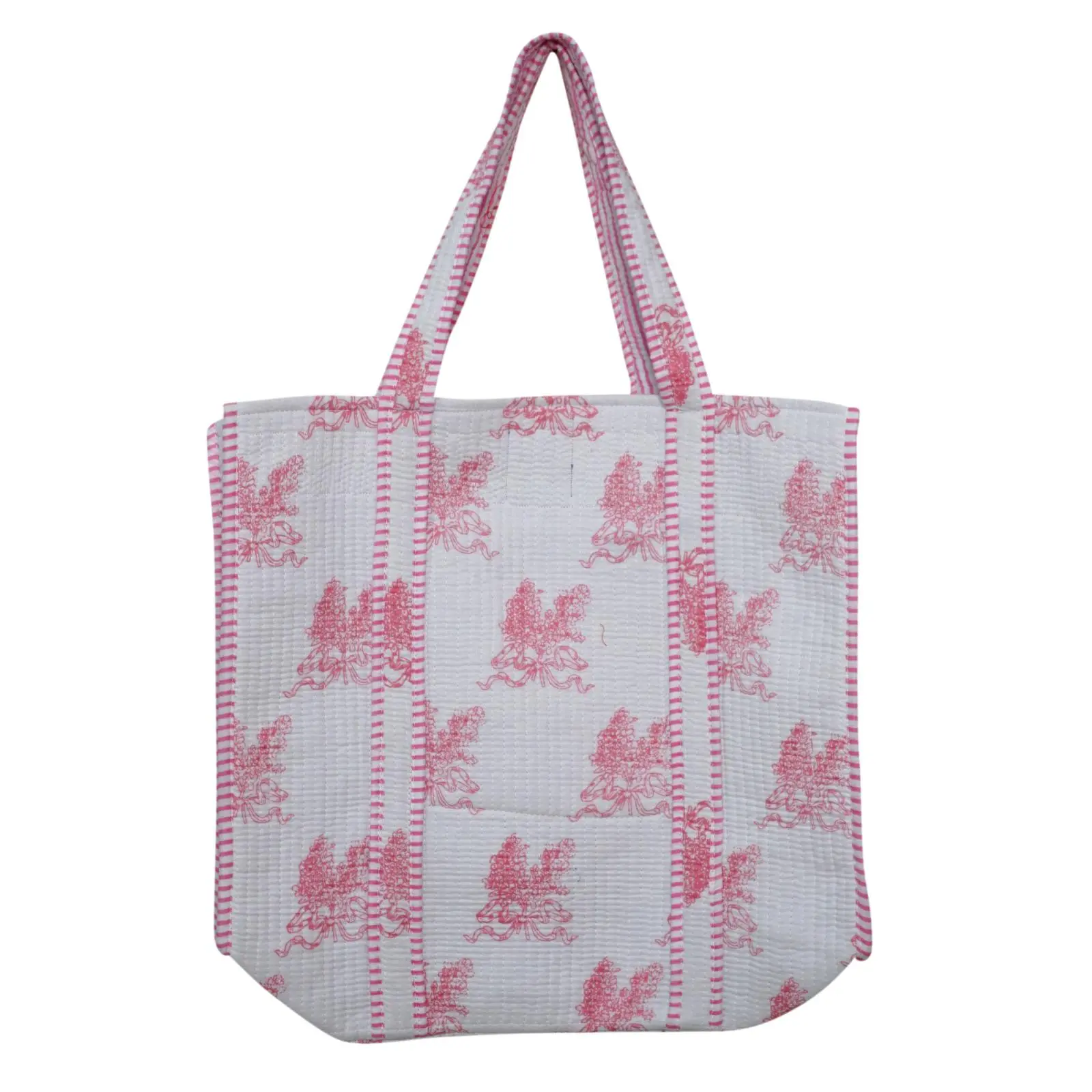 cotton quilt tote bag