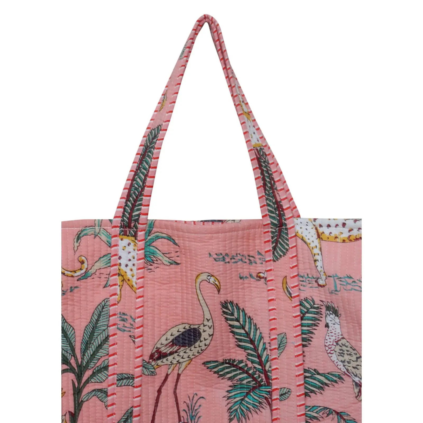 cotton quilt tote bag