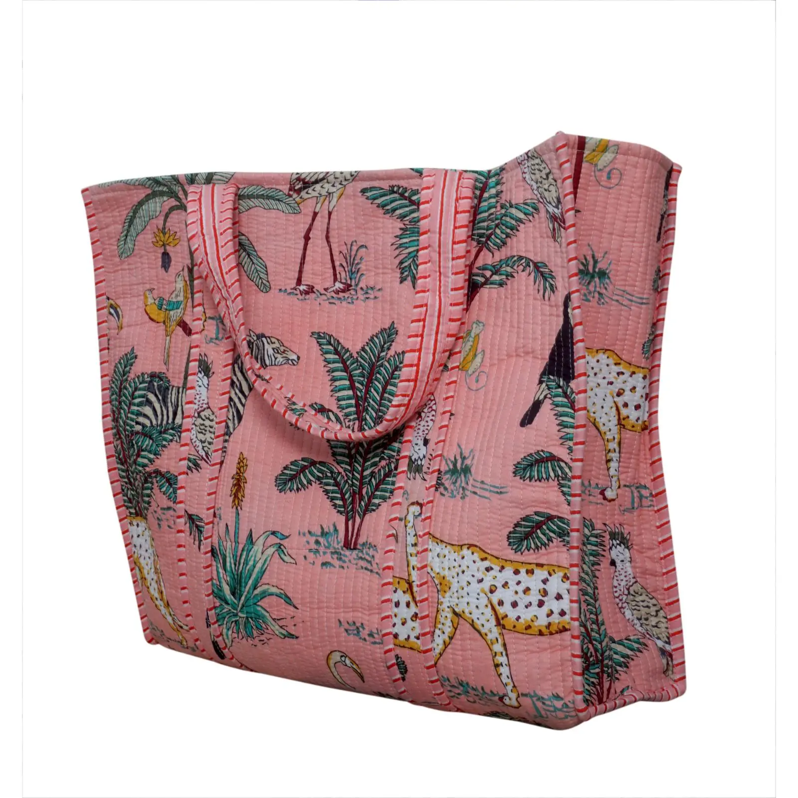 cotton quilt tote bag