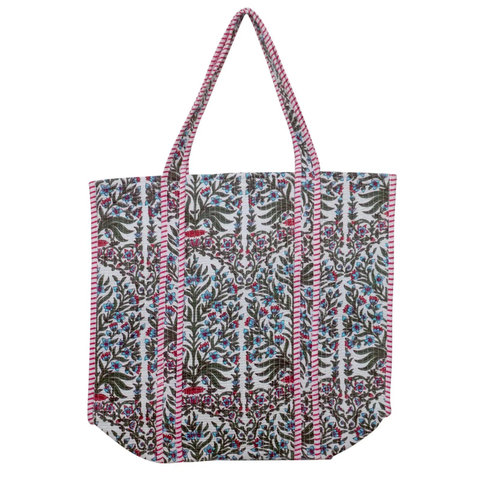 cotton quilt tote bag