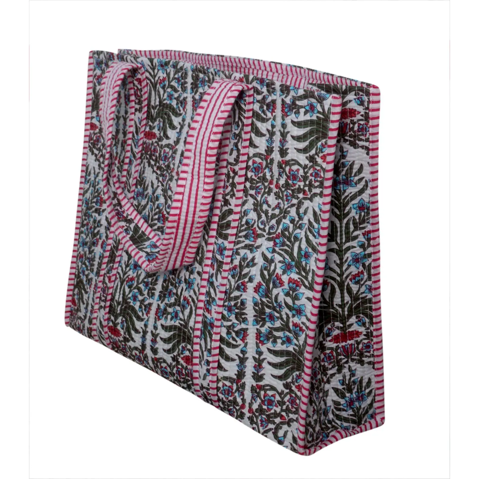 cotton quilt tote bag