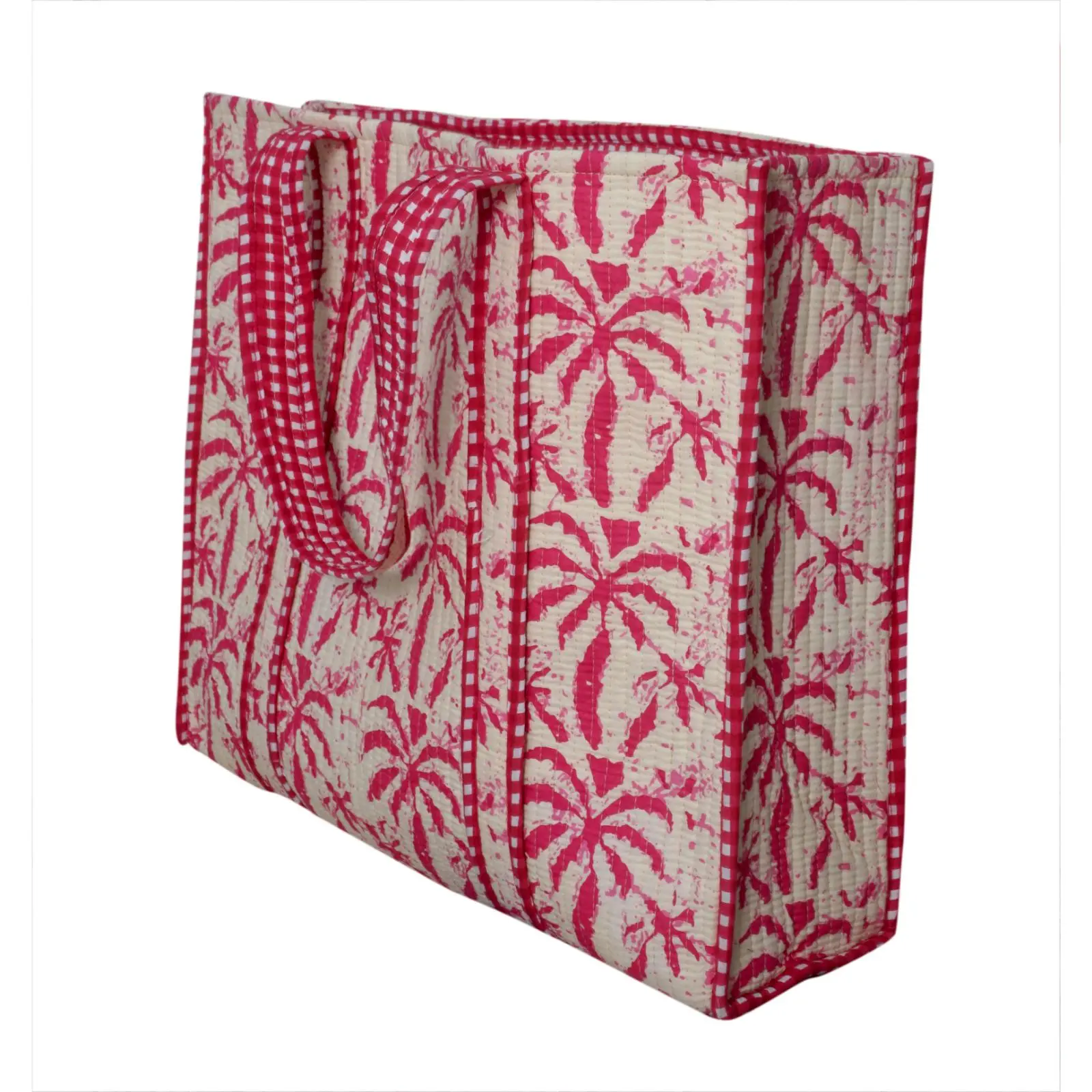 cotton quilt tote bag