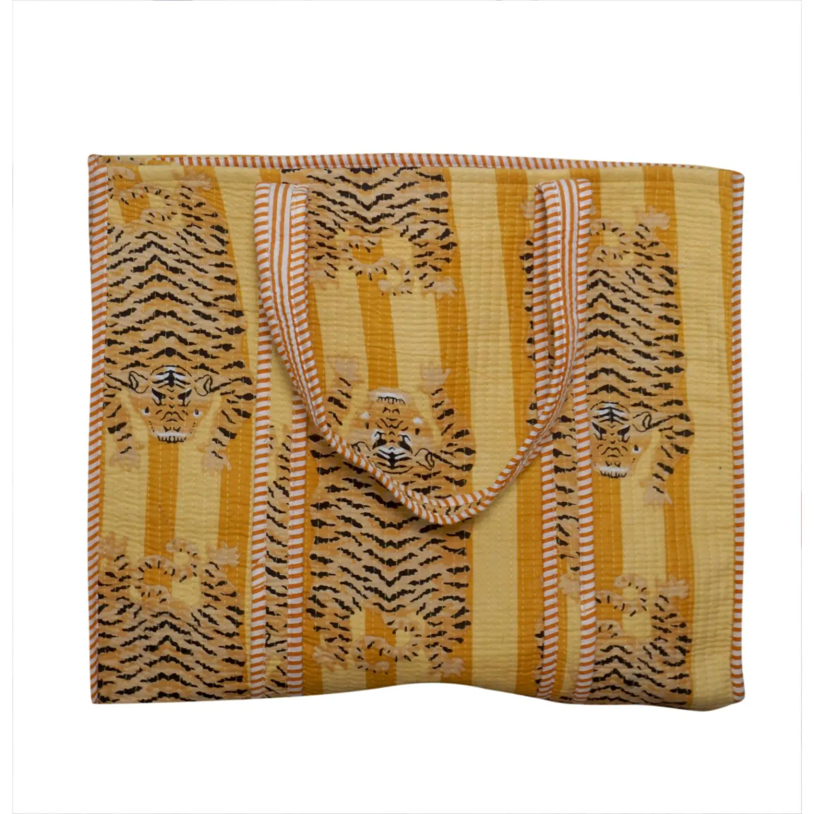 cotton quilt tote bag