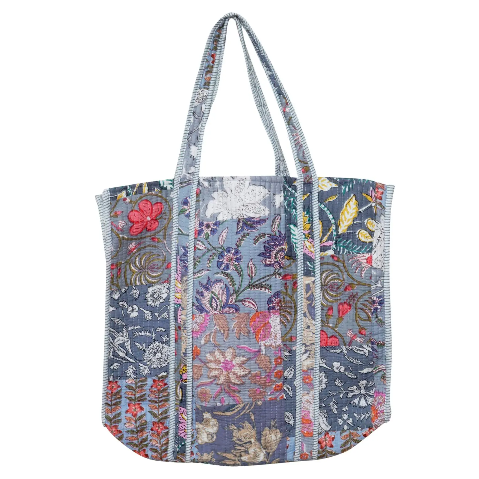 cotton quilt tote bag