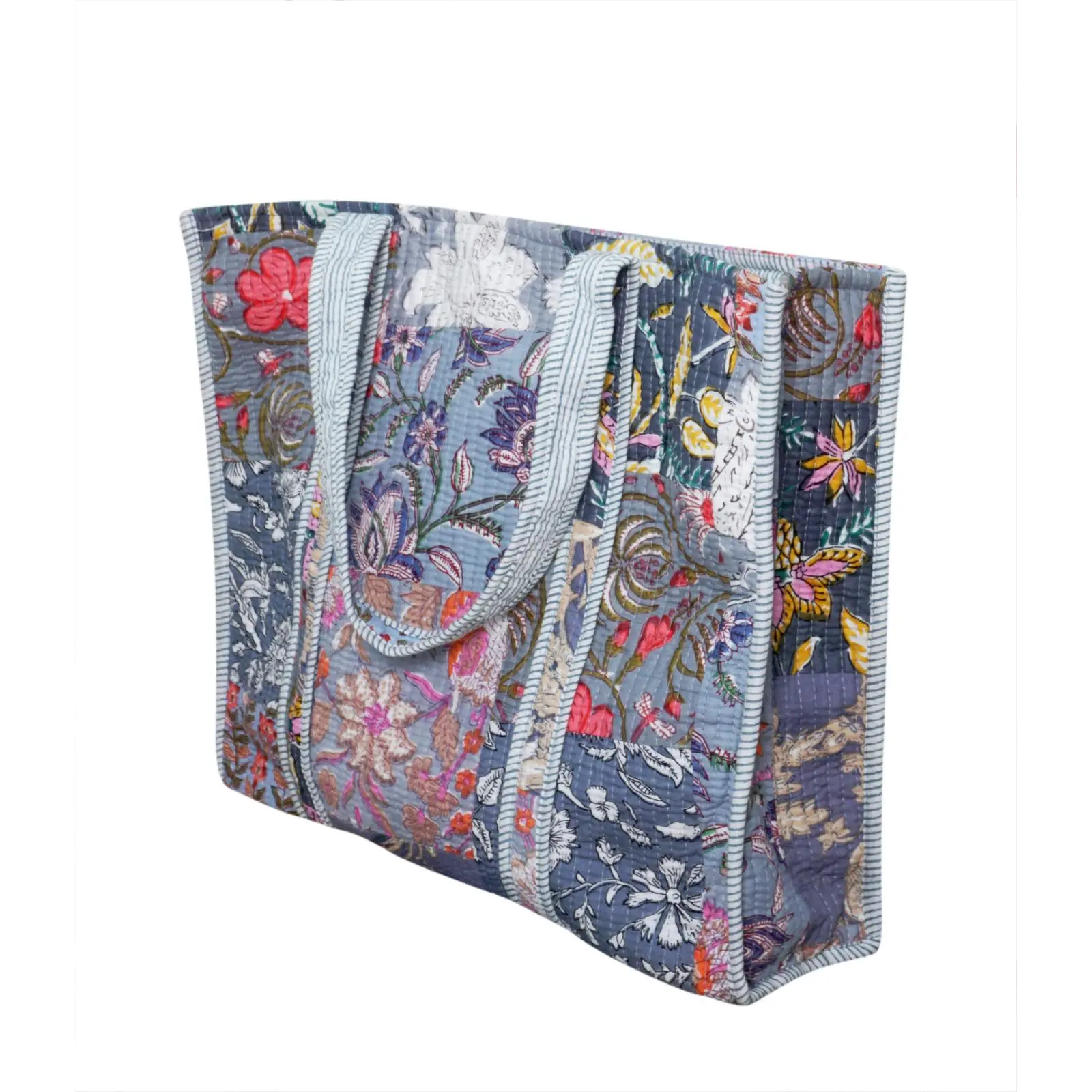 cotton quilt tote bag