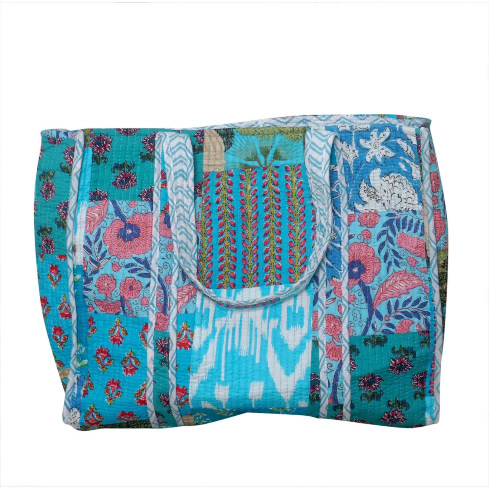 cotton quilt tote bag