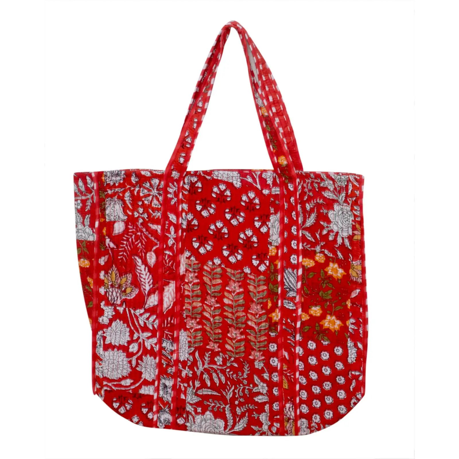 cotton quilt tote bag