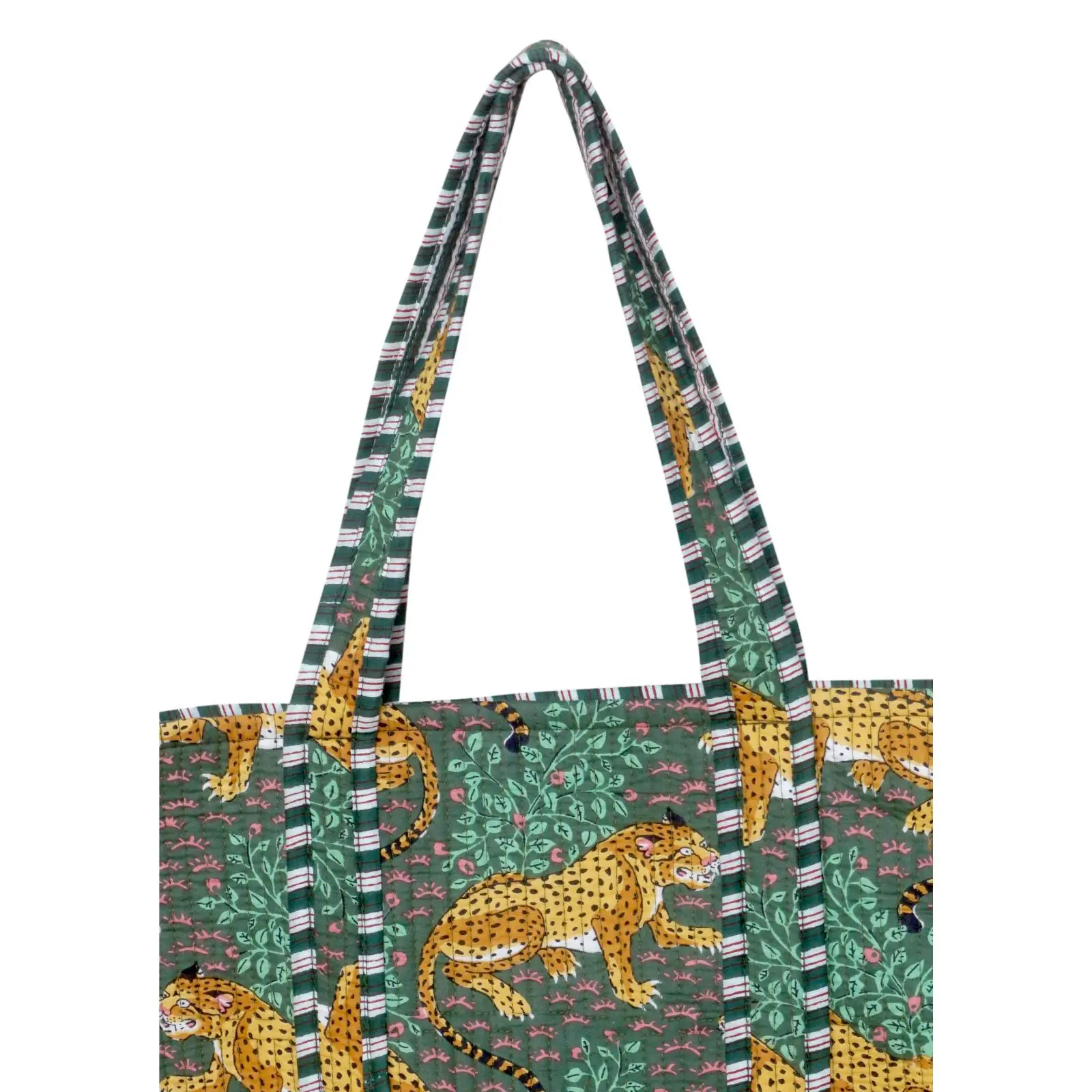 cotton quilt tote bag