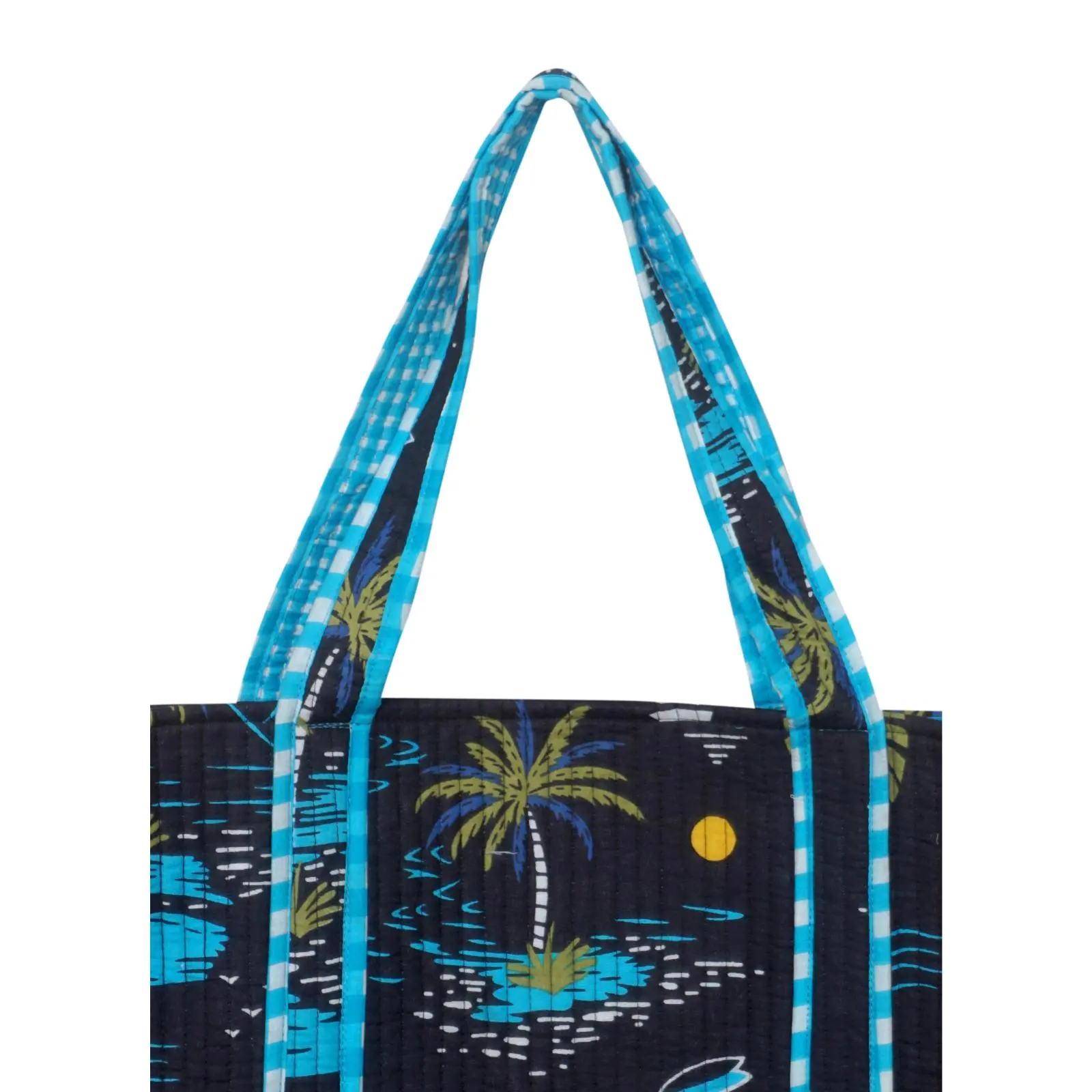 Indian Cotton Quilted Tote Bag